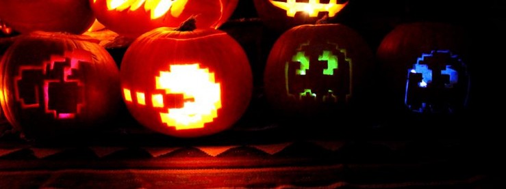 Pac man pumpkins